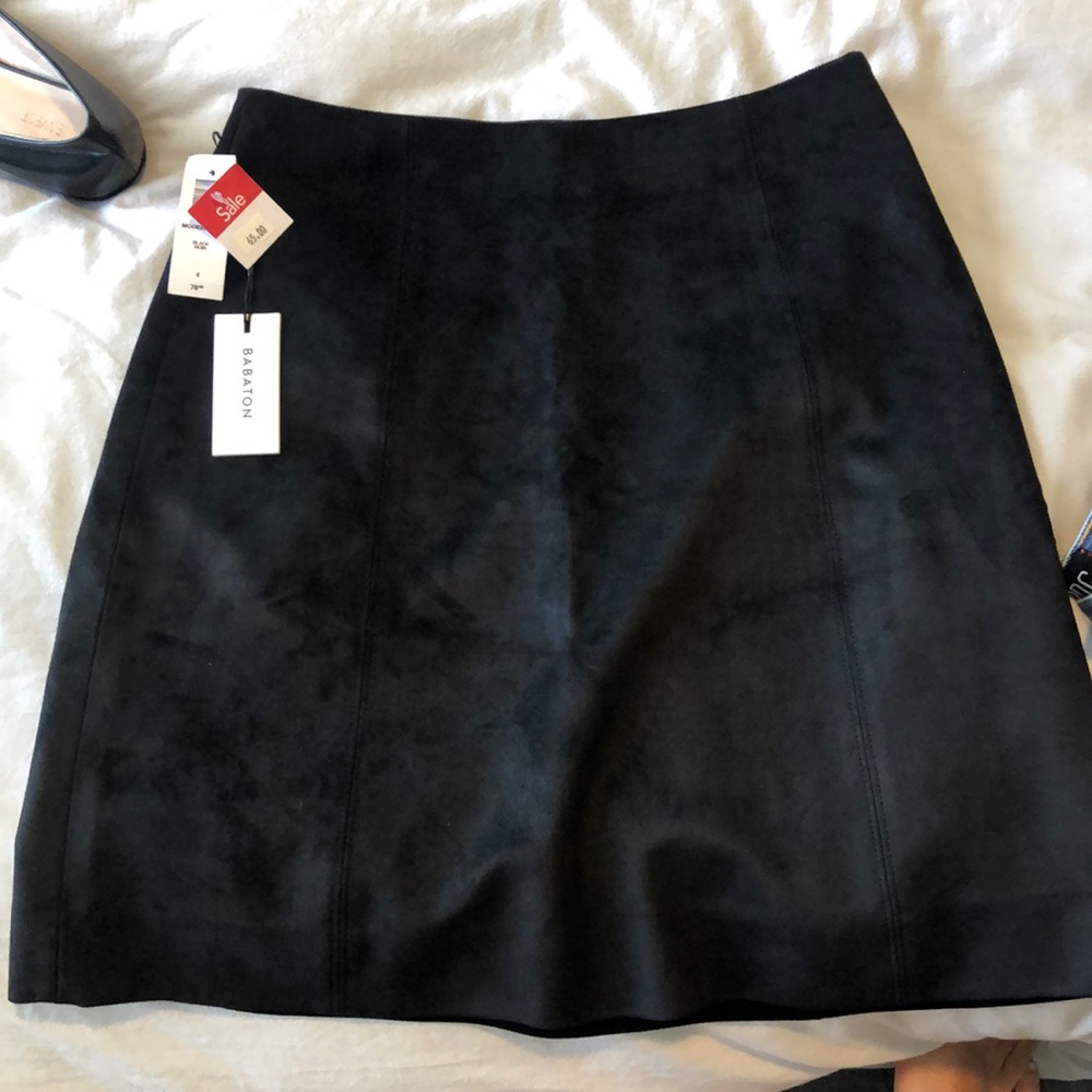 Babaton Suede Mini skirt